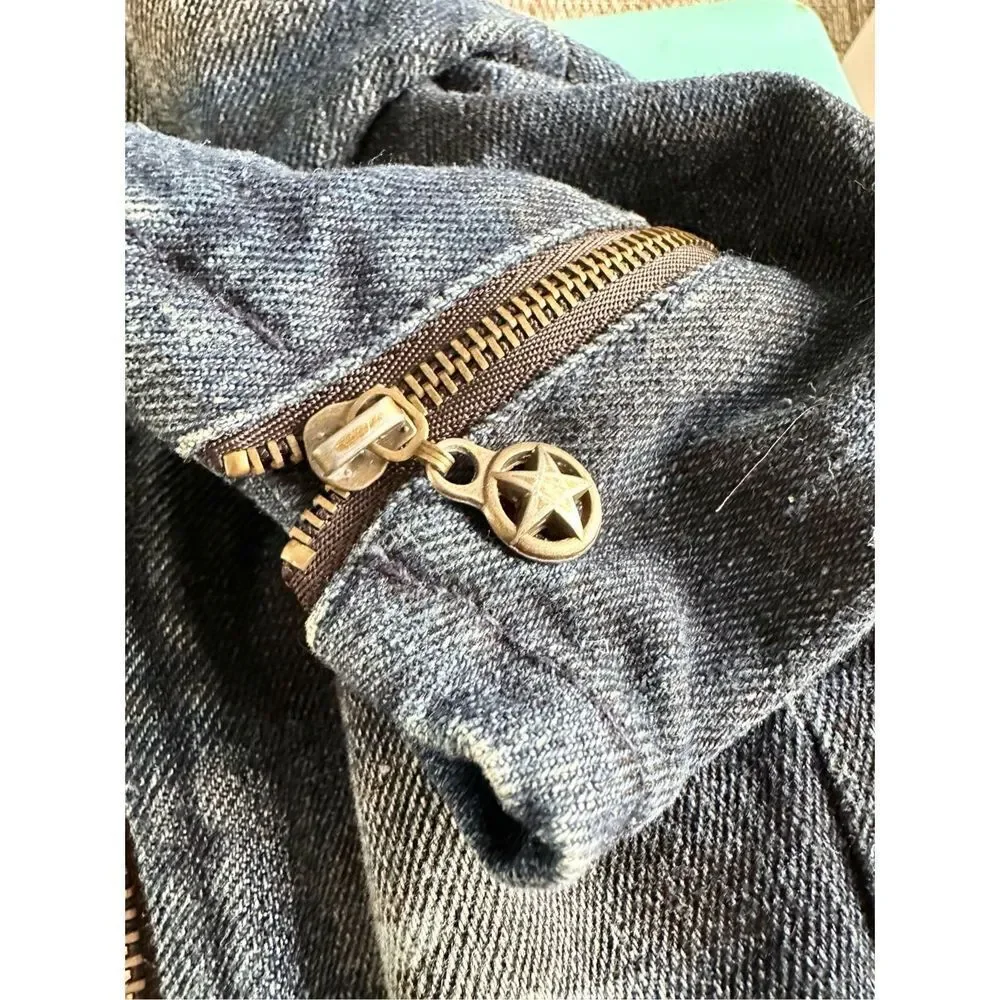 Wooflink Y2K Dog Denim Jacket, Sz:5